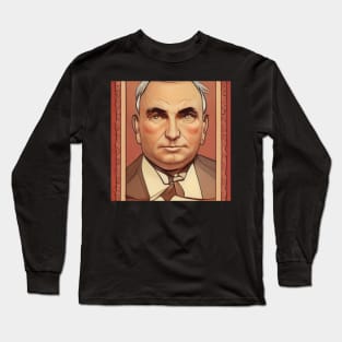 Warren G. Harding | Comics Style Long Sleeve T-Shirt